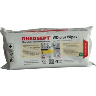 Desinfektionstücher RHEOSEPT L300xB270ca.mm KT=6x48 Tü.RHEOSEPT