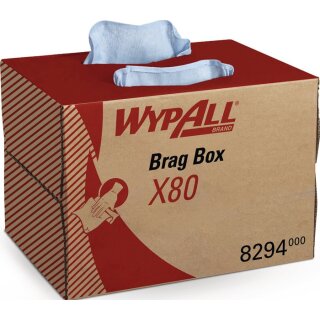 Wischtuch WypAll® X80 8294 L427xB282ca.mm blau 1-lagig WYPALL