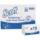 Falthandtuch 6669 1-lagig weiß L318xB200ca.mm...