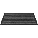 Fußmatte gestreift anthrazit PP L400xB600xS5mm
