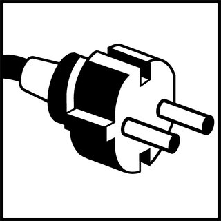 Anschlussleitung H07RN-F 2x1 mm 5m m.Konturenstecker schwarz