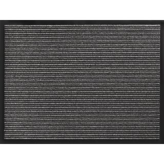 Fußmatte gestreift anthrazit PP L800xB1200xS5mm
