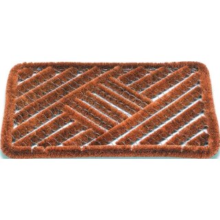 Fußmatte Kokosbürsten natur Kokos/Stahl L390xB590xS30mm