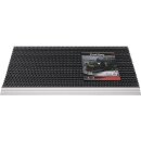 Fußmatte Alu-Anlaufkante schwarz/silber PP/Alu...