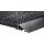 Fußmatte Alu-Anlaufkante schwarz/schwarz PP/Alu L500xB800xS22mm