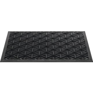 Fußmatte schwarz Gum.L450xB750xS15mm