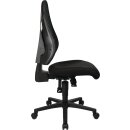 Bürodrehstuhl m.Synchrontechnik schwarz/schwarz 420-530mm o.Armlehnen TOPSTAR