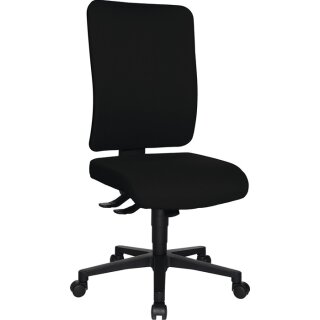 Bürodrehstuhl m.Synchrontechnik schwarz 450-550mm o.Armlehnen Trgf.110kg TOPSTAR
