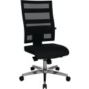 Bürodrehstuhl m.Punktsynchrontechnik schwarz/schwarz...