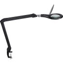 LED-Lupenleuchte Glaslinse 127mm (5 Zoll) Tischklemme...
