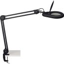 LED-Lupenleuchte Glaslinse 127mm 5 Zoll Standfuß...