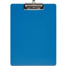 Klemmbrett PP Bügelklemme m.Griffmulde DIN A4 blau