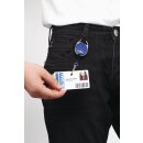 Ausweishalter m.Federhaken Band-L.800mm blau DURABLE