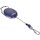 Ausweishalter m.Federhaken Band-L.800mm blau DURABLE