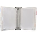 Wandhalter 10 Sichttafeln schwarz lackiertf.A4 TARIFOLD