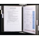Wandhalter 10 Sichttafeln schwarz lackiertf.A4 TARIFOLD