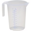 Messkanne 2000 ml PP transp.D151xH206mm Griff offen...