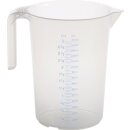 Messkanne 3000 ml PP transp.D175xH238mm Griff offen...