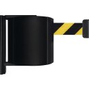 Gurtkassette schwarz f.Gurt-L.22m schwarz/gelb z.Wm.VIA...