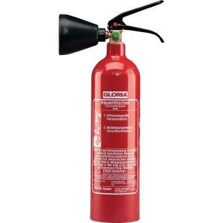 Kohlendioxidfeuerlöscher 2kg 34 B m.Wandh.
