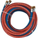 Autogengasschlauch L.10m ID 6/9mm Wandst.5/3,5mm blau/rot