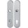 Langschildpaar E3332ZA/3310 ma F69 PZ 92mm HOPPE