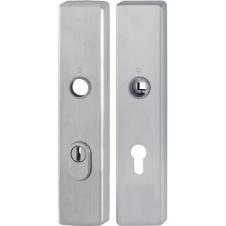 Langschildpaar E2222ZA/2210 ma F69 PZ 72mm HOPPE