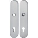 Langschildpaar F69 VA ma F69 PZ 92mm HOPPE