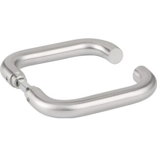Glastürdrückerpaar 1801 BASIC 01 VA U-Form 4-KT.8mm HERMAT