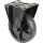 Bockrolle D.125mm Trgf.120kg Gum.Platte L104xB80mm Farbe Rl.schwarz BS ROLLEN