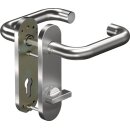 Kurzschildgarnitur CORE+ 8100 8 mm/7051K WC 78MM AL...