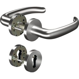 Rosettengrt.CORE+8999 8mm/6501/6612 PZ AL Alu.U-Form DIN L/R D/D OGRO