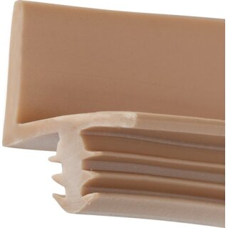 Türanschlagdg.L 2755 L.5m z.Einfräsen TPE blk beige ELLEN