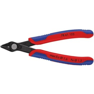 Elektronik-Seitenschneider Super-Knips® L.125mm Spezialwerkzeugstahl brün.KNIPEX