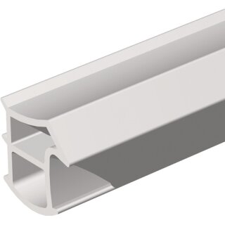 Türanschlagdg.K2154 L.5,2m z.Einstecken W-PVC blk grau ELLEN