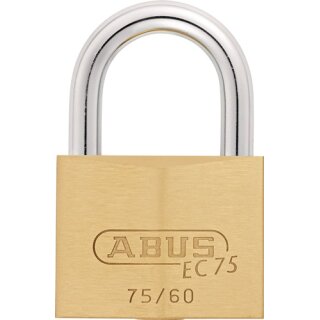 Zylindervorhangschloss 75/60 gl.-7561 Schlosskörper-B.60mm MS gl.ABUS