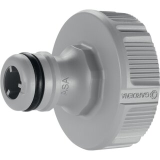 Hahnverbinder Ku.f.Wasserhahn G 1 Zoll G 3/4 Zoll GARDENA