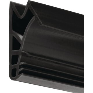 Flügelfalzdichtung 1510 SCF L.5m z.Einfräsen Silik.blk schwarz ELLEN