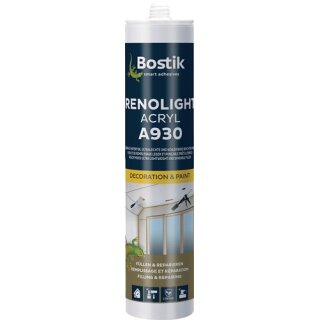 Füllspachtel RENOLIGHT ACRYL A930 weiß B2 n.DIN 4102 300ml BOSTIK