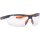 Schutzbrille Flexor Plus EN 166 Fassung:dunkelgrau-orange Scheibe:klar PC INFIEL