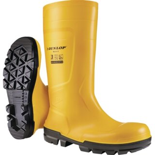Sicherheitsstiefel Gr.39 gelb S5 EN ISO 20345:2022 · S5 SR FO LG PVC DUNLOP