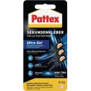 Sekundenkleber Ultra Gel MINI-TRIO 3x1g transp.Tube PATTEX