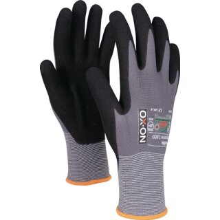Handschuh Flexibl Supreme 1600 Gr.11 schwarz/hellgrau EN388 EN420+A1 EN407 PSAII