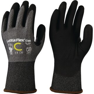 Schnittschutzhandschuhe LeiKaFlex® CUT RL 1636 Gr.9 grau/schwarz EN 388 PSA II
