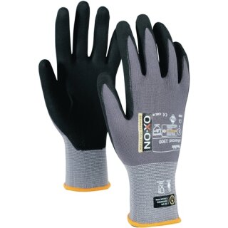 Handschuh Flexibl Advanced 1900 Gr.9 schwarz/hellgrau EN388 EN420+A1 EN407 PSAII