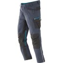 Arbeitshose Terrax Workwear Gr.60 anthrazit/petrol TERRAX