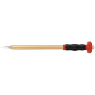 Elektrikerspitzmeißel Gesamt-L.250mm Schaft-Q.10 mmmit 2K-Handschutz RENNSTEIG