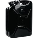 Kraftstoffkanister 20l Schwarz RAL 9005 Stahlbl.0,9mm...