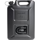 Kraftstoffkanister PROFI 20l schwarz HDPE L350xB165xH495...
