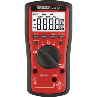 Multimeter MM 2-3 0,1 mV-1000 V AC,0,1 mV-1000 V DC TRUE RMS BENNING